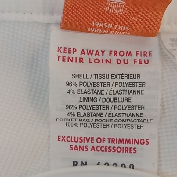 Puma Skort Skirt Shorts Golf Tennis Sports Women's Sz 6 White Side Zip EUC NICE! - Picture 8 of 12